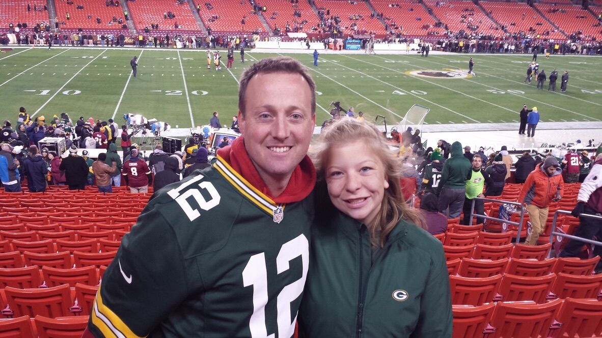 Dad and daughter